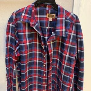 Men’s big and tall flannel
